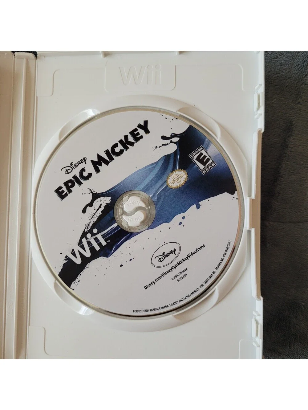 Disney Epic Mickey Nintendo Wii Complete CIB W/manual. Tested! Ships Fast